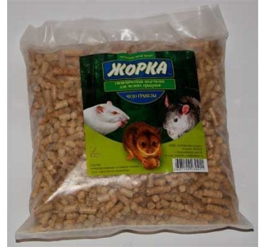 ЖОРКА Чудо-гранулы 1,5л д/грызунов ф6мм подстилка